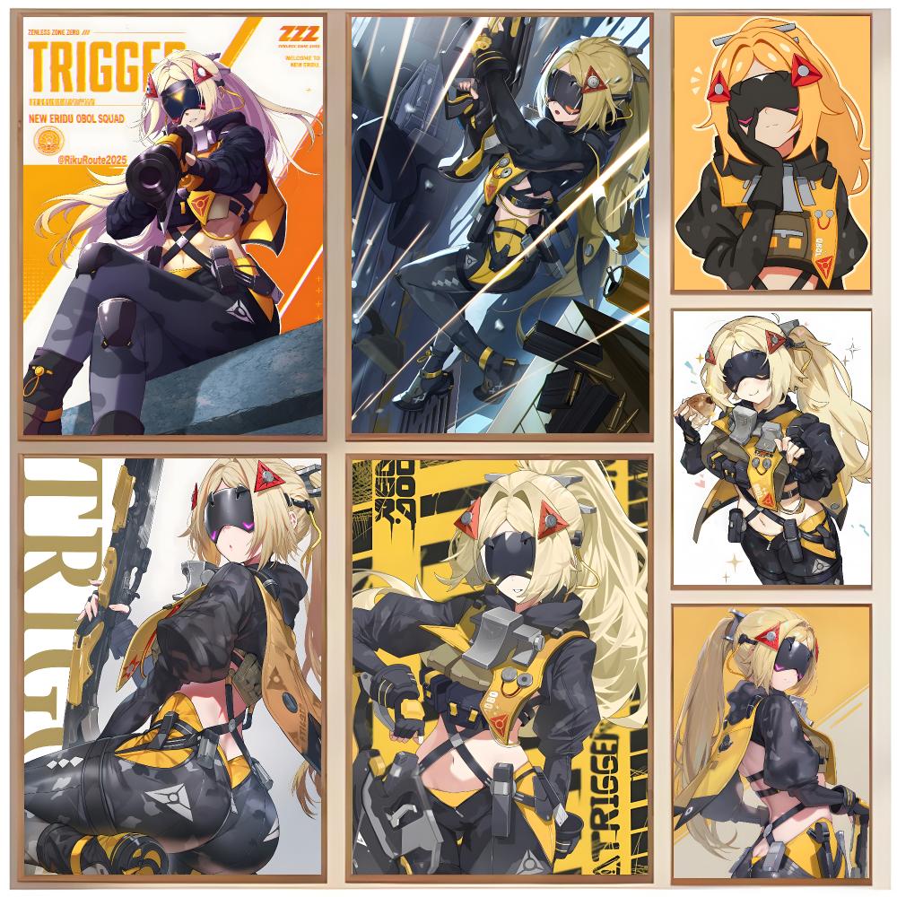 Interior Design Zoning - โปสเตอร์ Sharp Attacker Trigger Z-Zenless Zone