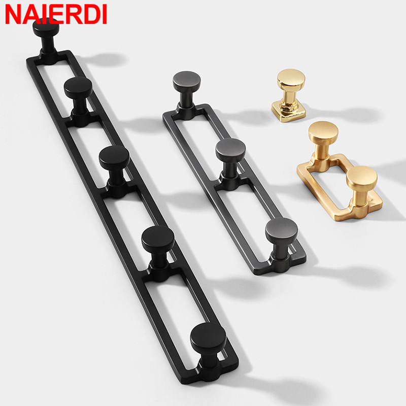 Interior Design Home - NAIERDI แขวนผนังตะขอเดี่ยวโลหะผสมสังกะสี 5 คู่แขวนสําหรับแขวนเสื้อผ้าหมวก Coat Key