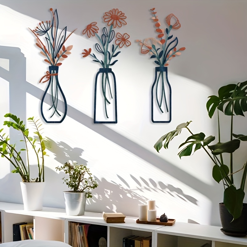 ประติมากรรมติดผนังลายดอกไม้ขนา - Interior Design Home บทวิจารณ์และราคา