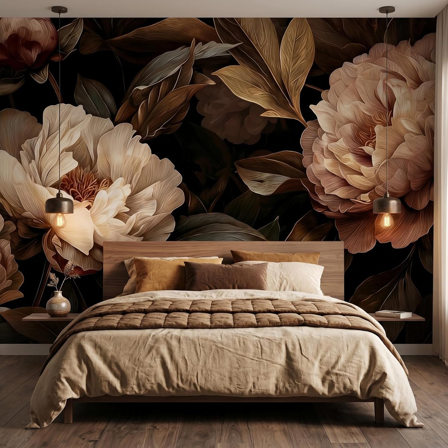 พรมแขวนผนังลายดอกโบตั๋นสุดหรู  - Interior Design Home บทวิจารณ์และราคา