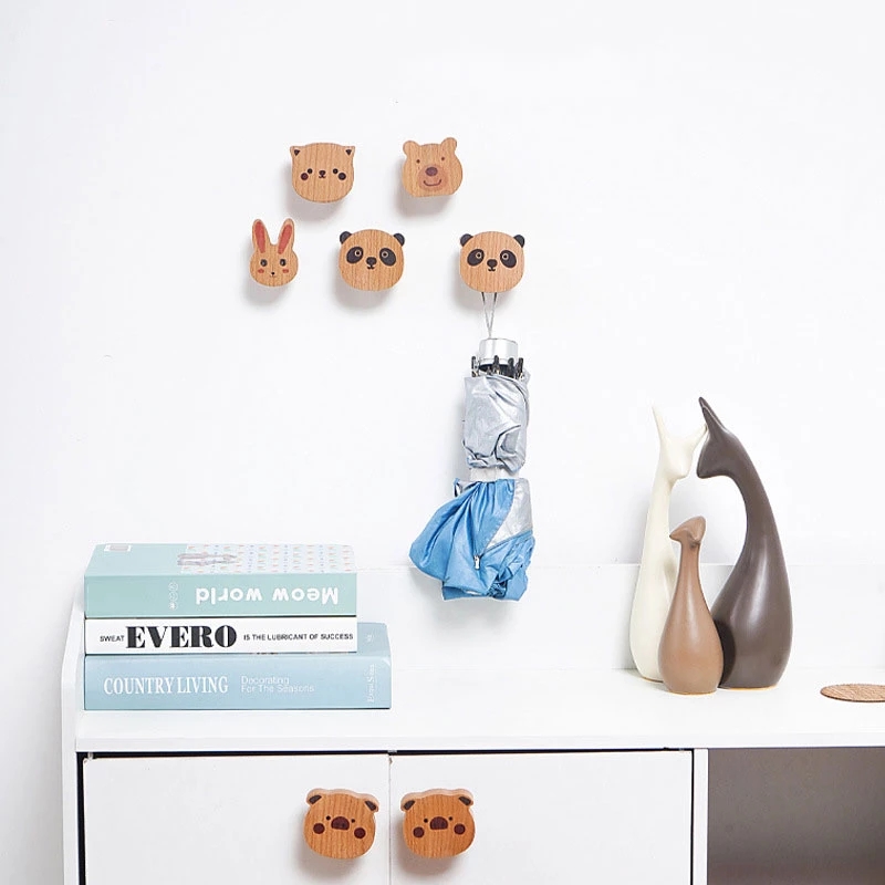 ไม้สัตว์น่ารัก Coat Hook ไม้ผู - Interior Design Home บทวิจารณ์และราคา