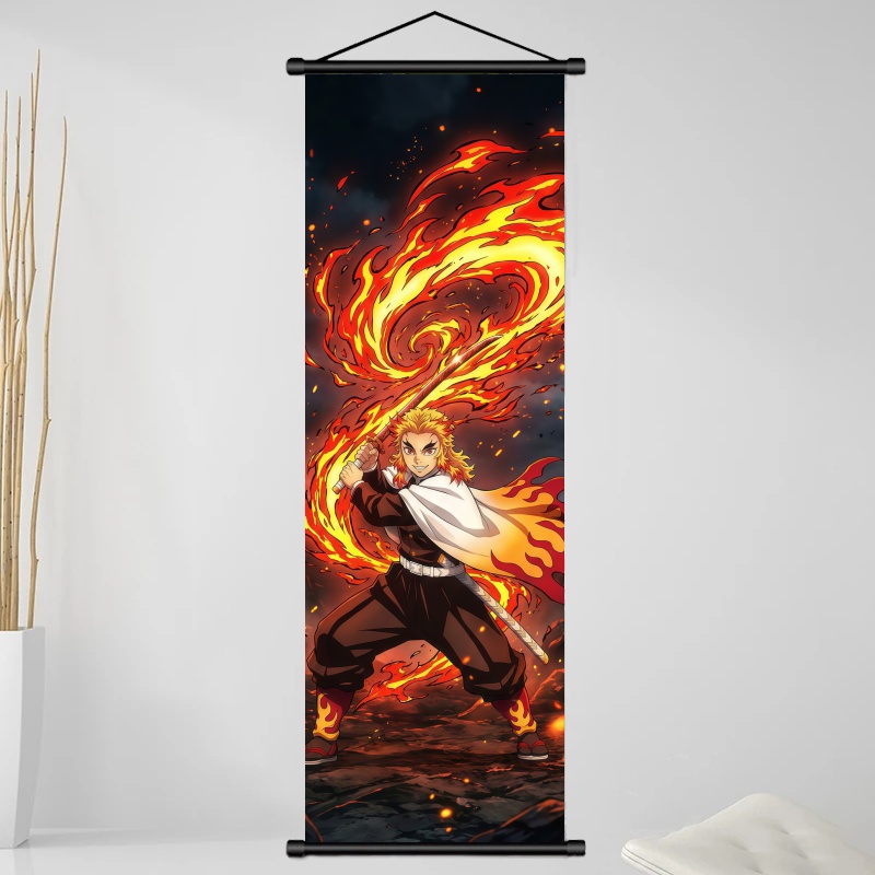 ผ้าพิมพ์ลายอนิเมะ Demon Slayer - Interior Design Room บทวิจารณ์และราคา