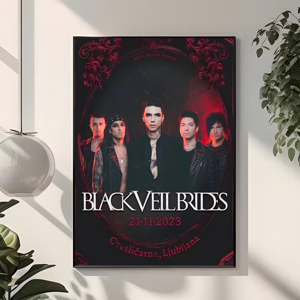 โปสเตอร์วงดนตรีร็อค B-Black Ve - Interior Design Poster บทวิจารณ์และราคา
