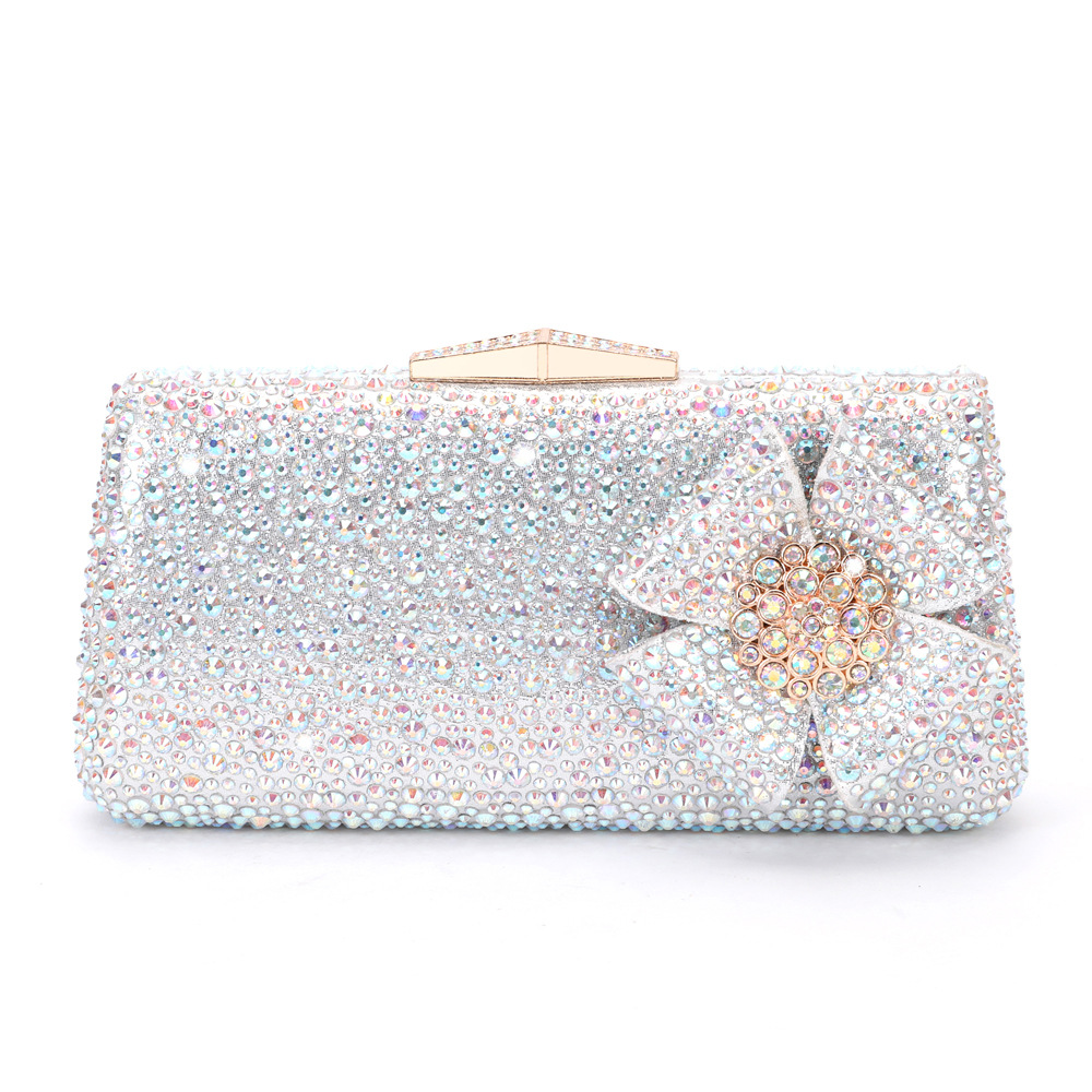 กระเป๋าใส่อาหารค่ํา Rhinestone - Interior Design Ai บทวิจารณ์และราคา